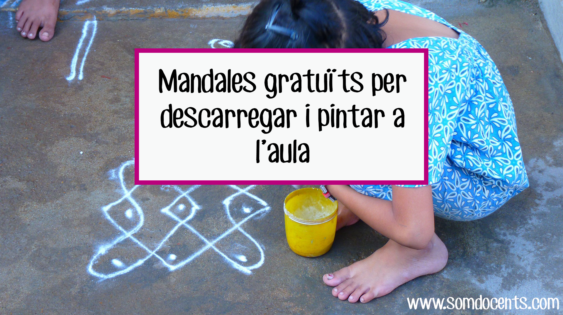 Mandales gratuïts per descarregar i pintar a l’aula 1 SomDocents - Mandales gratuïts