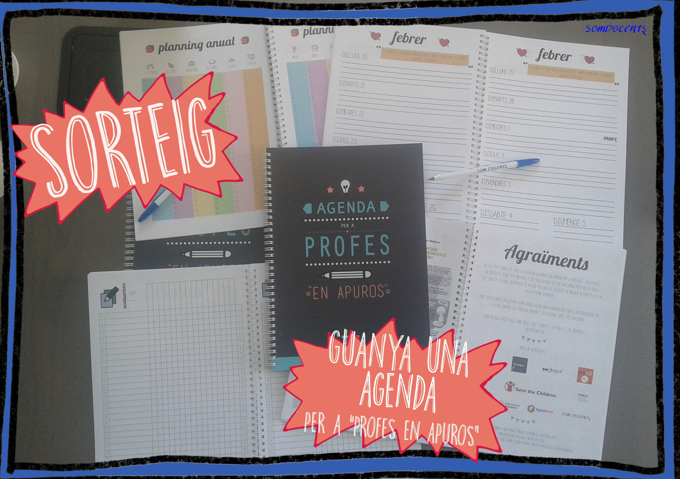 SomDocents. Agenda 2 profes en apuros