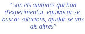 frase resum robotica3 - Entrevista a Lara Capella, tutora dels cursos de Robòtica