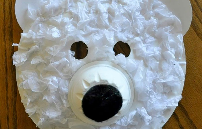 Manualitats per decorar l'aula (o casa) aquest hivern 47 manualidades invernales careta oso polar - Manualitats per decorar l'aula (o casa) aquest hivern